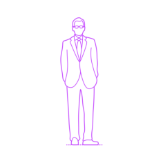 Pop Culture Media Personalities David Letterman Svg Line Art, Free Vectors File